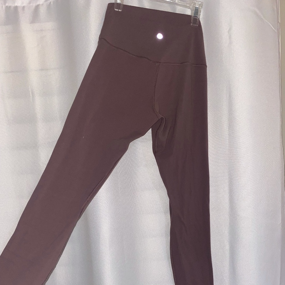 LULULEMON: size 6 Align leggings. COLOR: Purple (with a little grey)